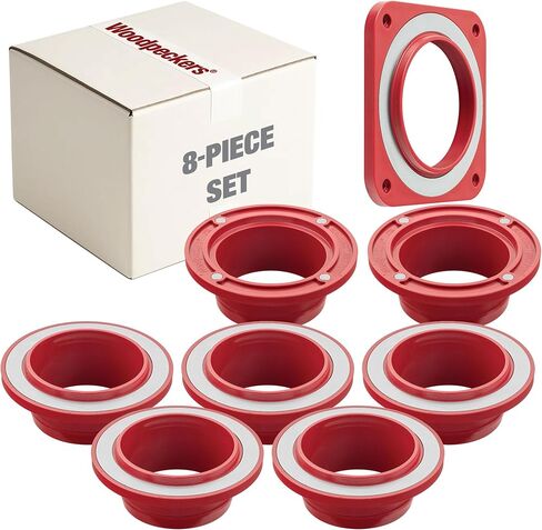 Woodpeckers MagQuick Magnetic Dust Ports – Magnetic Dust Collection Fittings, Machine-Side In-Line Connector for Quick 4" Dust Hose Changes – Made in USA MGQ-BA in Saudi Arabia