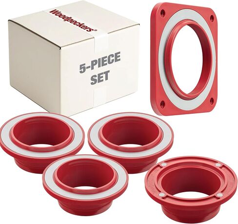 Woodpeckers MagQuick Magnetic Dust Ports – Magnetic Dust Collection Fittings, Machine-Side In-Line Connector for Quick 4" Dust Hose Changes – Made in USA MGQ-BA in Saudi Arabia