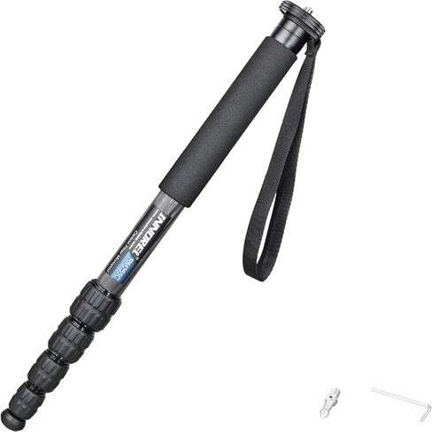 كاميرا من ألياف الكربون Monopod INNOREL RM285C احترافية محمولة وخفيفة الوزن للسفر 5 أقسام Monopod لكاميرا Canon Nikon Sony DSLR كاميرا فيديو DV دعامة تصوير فوتوغرافي تحميل 22 رطل/10 كجم in Kuwait