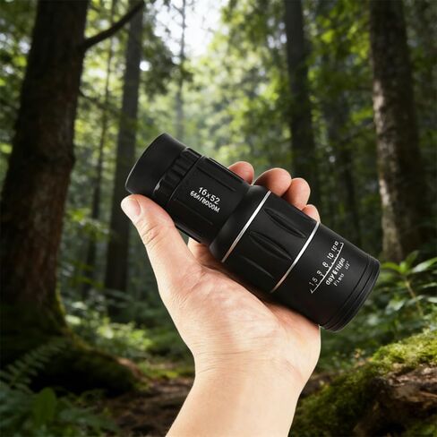 16x52 Monocular Telescope High Magnification HD Clear View for Bird Watching Travel Outdoor Black in Saudi Arabia