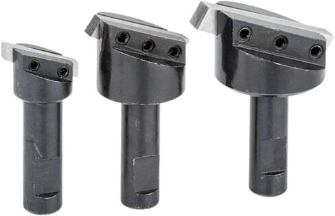 Set of 3 Pcs Fly Cutters 1/2" Straight Shank + HSS Tool Bit in Saudi Arabia