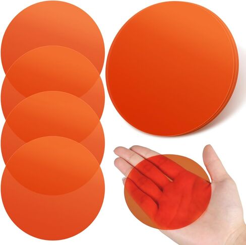 Cabilock 15pcs Color Correction Gel Light Filter Overlays Transparent Colored Plastic Sheets Film Lighting Gels for Photo Studio Supplies in Saudi Arabia