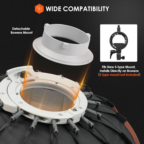 صندوق سوفت بوكس ​​مكافئ سريع التحرير من تاريون - صندوق سوفت بوكس ​​بوينز مع ناشر/شبكة قرص العسل/حقيبة حمل للبث المباشر والتصوير الفوتوغرافي والفيديو (مكافئ 23.5 بوصة/60 سم) in Kuwait