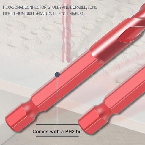 High Strength Drill Bit High Hardness Hex Shank Drill Bits 6 8 10 12mm 1/4 Inch in Saudi Arabia