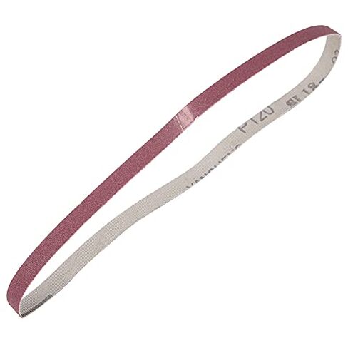 10PCS Sanding Belt Aluminium Oxide Sandpaper Sander Abrasive Band Strap 533 x 9mm (100#) in Saudi Arabia