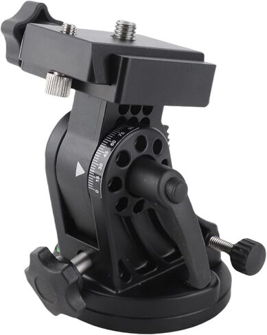 Aramox Telescope Mount, Latitude Adjustment Seat Aluminum Alloy Equatorial Wedge Astronomy with 0 to 90 Degree Fine Adjustment and 3 8 Inch Thread Compatible in Saudi Arabia