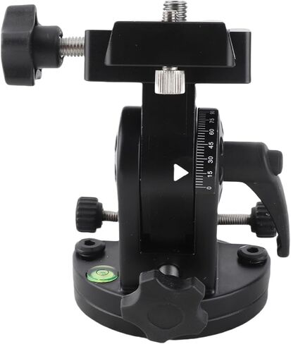 Aramox Telescope Mount, Latitude Adjustment Seat Aluminum Alloy Equatorial Wedge Astronomy with 0 to 90 Degree Fine Adjustment and 3 8 Inch Thread Compatible in Saudi Arabia