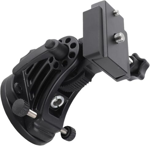 Aramox Telescope Mount, Latitude Adjustment Seat Aluminum Alloy Equatorial Wedge Astronomy with 0 to 90 Degree Fine Adjustment and 3 8 Inch Thread Compatible in Saudi Arabia