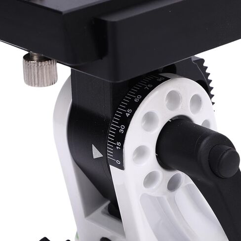 Latitude Adjustment Seat Fine Angle Adjustments for Equatorial Mounts Versatile Usage Aluminum Alloy (White) in Saudi Arabia