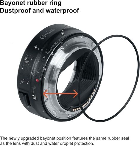محول تركيب عدسة EF-EOS R لعدسات Canon EF/EF-S المتوافقة مع كاميرات EOS R/RP/R5/R6/R7/R10 in Kuwait