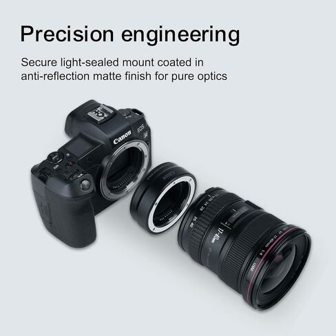محول تركيب عدسة EF-EOS R لعدسات Canon EF/EF-S المتوافقة مع كاميرات EOS R/RP/R5/R6/R7/R10 in Kuwait