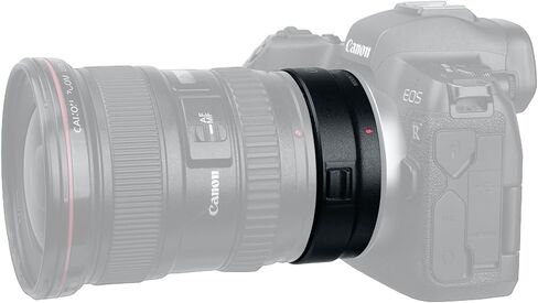 محول تركيب عدسة EF-EOS R لعدسات Canon EF/EF-S المتوافقة مع كاميرات EOS R/RP/R5/R6/R7/R10 in Kuwait