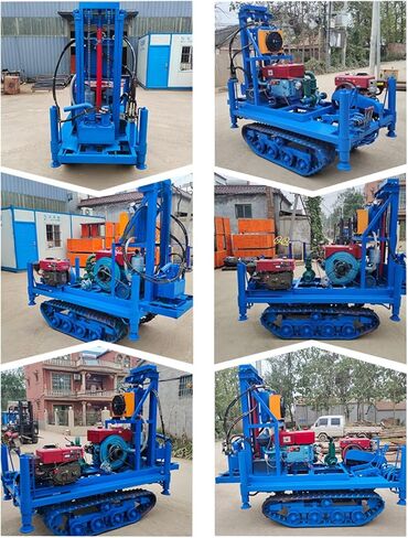 Crawler-Mounted Hydraulic Water Well Drilling Rig, Portable Borehole Drilling Machine with Up to 150M Depth for Residential Water Supply, Agricultural Irrigation & Geothermal Drilling for Remote Sites in Saudi Arabia