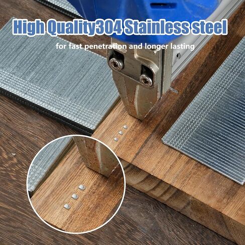 304 Stainless Steel 16 Gauge Straight Finish Nails, 5 Sizes 1000-Pack (1-1/4, 1-1/2", 1-3/4", 2", 2-1/2", 200 Per Size), Assorted Size Project Pack, for Pneumatic, Electric 16GA Finish Nailer in Saudi Arabia