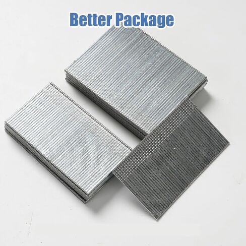 304 Stainless Steel 16 Gauge Straight Finish Nails, 5 Sizes 1000-Pack (1-1/4, 1-1/2", 1-3/4", 2", 2-1/2", 200 Per Size), Assorted Size Project Pack, for Pneumatic, Electric 16GA Finish Nailer in Saudi Arabia