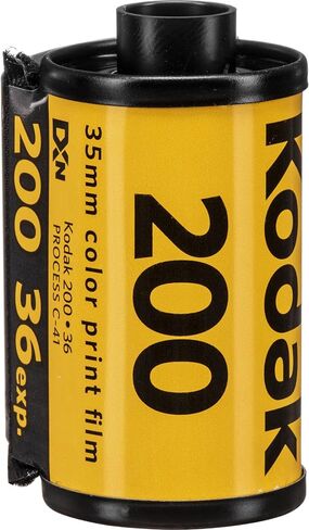 حزمة أفلام Kodak Gold 200 مقاس 35 مم، 6 بكرات (2 × 3 عبوات)، 36 عرضًا لكل منها، لكاميرا فيلم 35 مم تتضمن قطعة قماش من الألياف الدقيقة الفاخرة - حزمة Kodak مكونة من 6 لفات in Kuwait
