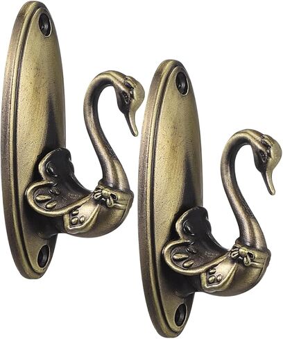 الستار Holdbacks خمر سوان الستار أصحاب الذهبي الستار Tiebacks النحاس الزخرفية الستار الأقمشة Holdbacks لستائر الحائط الأقمشة in Kuwait