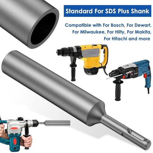SDS Plus Ground Rod Driver for 5 / 8Inch and 3 / 4Inch Ground Rods Hardened Steel Rod Driver 17mm Stake Hammer Drill Grounding for All SDS Plus Rotary Hammer Drill in Saudi Arabia