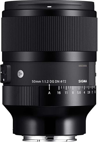عدسة سيجما 50 مم f/1.2 DG DN Art لهاتف Sony E، عدسة أساسية ساطعة كاملة الإطار مع تركيز تلقائي مزدوج HLA، غشاء مستدير 13 شفرة، عناصر شبه كروية، حزمة مقاومة للغبار والرذاذ in Kuwait