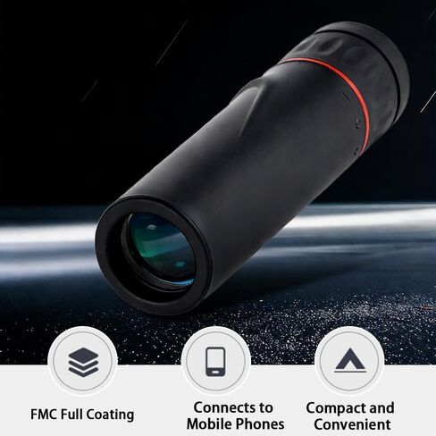 [1 High-Definition Telescope] PortableHigh-Definition Telescope, Fixed Focal Length, Suitable forOutdoor Adventures, Hunting, Travel, Concerts in Saudi Arabia