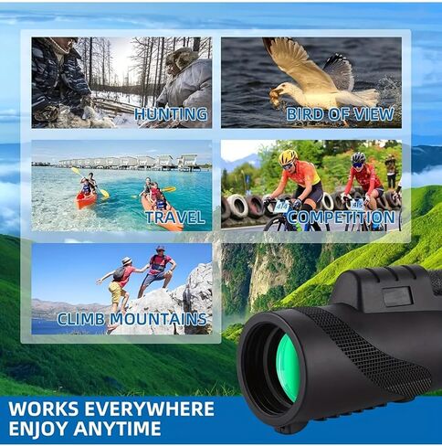 High Power 40x60 Monocular Telescope Portable Optical Lens Long Distance Viewing for Outdoors in Saudi Arabia