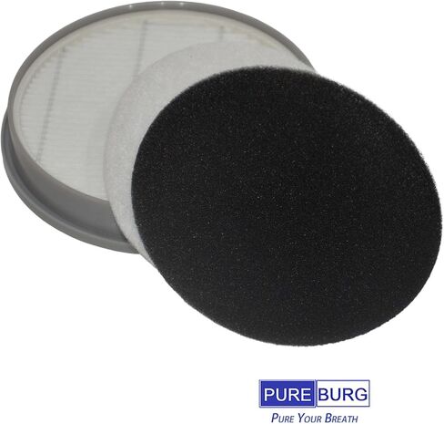 فلتر بديل PUREBURG متوافق مع مجموعة Bawetech B2 وMAS-503-PLUS-US وBuenkee Pet Grooming Kit والمكنسة الكهربائية - 2 HPEA + 4 فلتر كربون + 4 مرشحات مسبقة in Kuwait