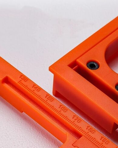 Mengshi 5.5-Inch Hidden Hinge Mortiser Template, Invisible Hinge Router Guide for Door Installation, Power Tool Accessory Jigs in Saudi Arabia