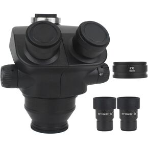 عالية سحابة 7X-45X 7X-50X مجهر ستيريو مجوهرات رئيس مجهر ثلاثي العينيات WF10X/22 مللي متر مجهر العدسة الملحقات (مع 2.0x) in Kuwait