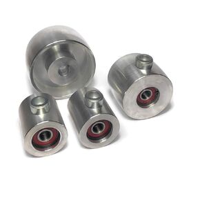 مجموعة عجلات مطحنة الحزام 2 × 72 بوصة لمطحنة السكاكين 4 بوصة محرك 5/8 بوصة تتحمل 3 بوصة مسار 2 بوصة وسيط (4 بوصة 5/8-3 بوصة - 2 بوصة) in Kuwait