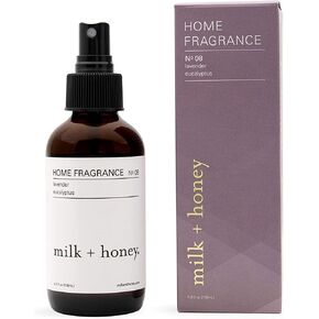 رذاذ غرفة المعطر من الحليب + العسل رقم 46-خشب الصندل والزيوت الأساسية والهيل العطرية ، غير الأيروسول ، العطور المنزلية العطرية ، رذاذ الكتان والسفر ، 4 أوقية in Kuwait