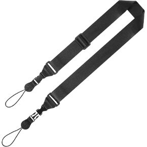 Thinp Adjustable Shoulder Strap, Nylon Camera Strap Tablet Straps with Quick Release Buckles Comfortable Neck Lanyard for Camera, Tablet, Laptop, Binocular, Luggage Bag (Black) in Saudi Arabia