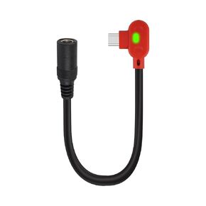 12V Heated Jacket Battery Step-Up Adapter Charger Magic Cable, Type-C to DC 5.5mm, Compatible for Milwaukee, M12, Makita, Snap-on, Metabo, Craftsman, AEG Heated Gear (for 12V Heated Jacket) in Saudi Arabia