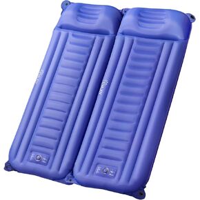 وسادة نوم للتخييم ، سمكة إضافية تبلغ 5.5 بوصة سجادة نوم قابلة للنفخ مع مضخة قدم مدمجة في وسادة ، مرتبة هواء مخيم مضاد للماء للركوب على الظهر (عزباء) in Kuwait