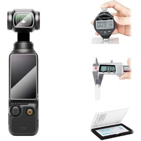 JJC Screen Protector for Dji Osmo Pocket 3, Anti-Reflective Lens Screen Protector for Dji Osmo Pocket 3, Osmo Pocket 3 Screen Protector,Ultra-Thin Anti-Fingerprint Anti-Scratch 2.5D Rounded Edge in Saudi Arabia