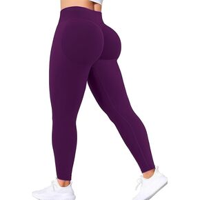 High Waisted Seamless Leggings for Women–Butt Lift Gym Tights with Tummy Control,Stretchy Workout Pants for Yoga,Run,Fitness in Saudi Arabia
