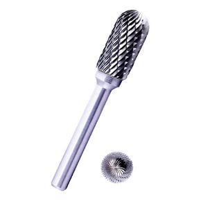 Tungsten Carbide Burr Bit 1/4" Shank 25 Degree Pointed Cone Shape End Double Cut Carbide Rotary Burrs Bits for Metal Working, Deburring, Grinding, Polishing, Carving and Engraving in Saudi Arabia