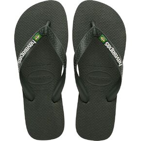 شعار Havaianas Top Brasil، شبشب فليب فلوب للكبار من الجنسين، زيتوني أخضر، 43/44 EU in Kuwait