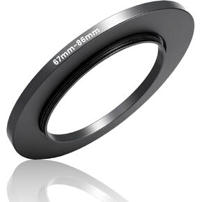 67 to 82mm Step Up Ring Adapter Filter, Universal Stepping Rings Metal Camera Lens Filter Adapter Ring Fits 67mm Lens to 82mm UV/CPL/ND Filters Camera DSLR Hoods Converters in Kuwait