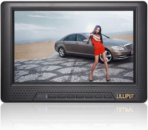 شاشة LILLIPUT 668gl-70np/h/y مقاس 7 بوصات عالية الدقة على الكاميرا لكاميرات DSLR + حامل الحذاء + كابل Hdmi صغير + محول شاحن بطارية من Viviteq INC in Kuwait