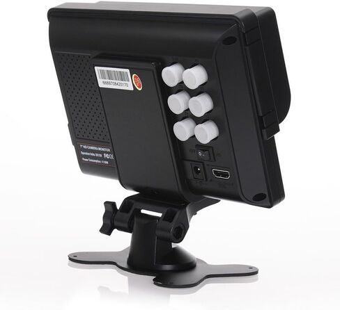 شاشة LILLIPUT 668gl-70np/h/y مقاس 7 بوصات عالية الدقة على الكاميرا لكاميرات DSLR + حامل الحذاء + كابل Hdmi صغير + محول شاحن بطارية من Viviteq INC in Kuwait