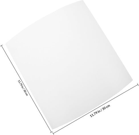 NUOBESTY Acrylic LED Light Diffuser for Ceiling Lamp Shades 30x30cm 0.5mm Frosted Milky White Anti-glare Lamp Shade Cover for Office and Home Ceiling Lights in Saudi Arabia