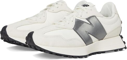 New Balance Women's 327 Sneaker, Sea Salt/Castlerock, 11.5 in Saudi Arabia