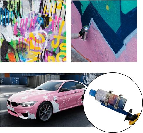 paint shaker, spray can mixing tool, 304 stainless steel spray can shaker, double fixed belts stable firm, suitable for standard reciprocating saws, 2-3 inch spray cans in Kuwait