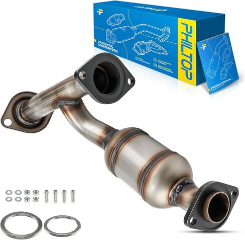 محول الحفاز الخلفي الخلفي المتساقط الخلفي المتوافق مع Toyota RAV4 2.5L 2009-2012 ، RAV4 2.4L 2006 2007 2008 KITTER DIRECTION-FIT CANVELTER KIT 16432 ، 642237 ، 40787 (EPA CONCING) in Saudi Arabia