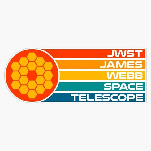 MAGNET James Webb Space Telescope - Jwst تلسكوب مغناطيسي من الفينيل ملصق مائي مغناطيسي 5 بوصة in Saudi Arabia