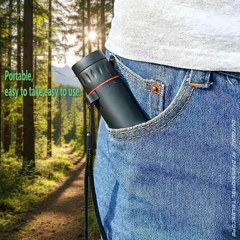 Portable Compact Handheld Monocular Telescope, Pocket-Sized Optical Scope for Outdoor Sports, Concerts, and Nature Observation, Fixed Focal Length Vision Tool in Saudi Arabia