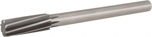 Chucking Reamer, RH Cut, HSS, 1" Diameter, 10-1/2" OAL, 2-3/4" Flute Length, Straight-Cylindrical Shank, 8 Flute, Spiral Flute in Saudi Arabia