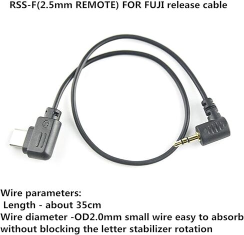 لكاميرا DJI Fuji/Canon، كابل تثبيت كابل تثبيت Ronin - sc/rsc2 /rs2 / rs3 /RS4/PRO المثبت xt2 xt3/4/5 gfx100/s/ii gfx50s لـ Canon R100/77D/1300D/r100 RSS-F (2.5 مم) in Kuwait