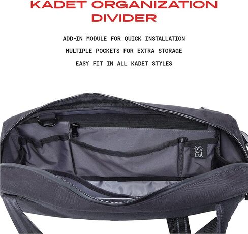 Chrome Industries Kadet Organization Divider – Easy Insert Module with Multiple Pockets for Additional Storage – Black in Saudi Arabia