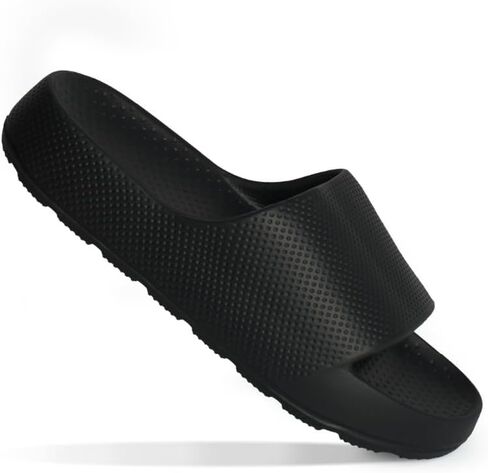 Shondo Pillow Slippers for Women and Men - Non-Slip Cloud Slides EVA Foam, Soft, Lightweight, Quick Drying Shower Sandals, Comfortable Indoor Outdoor Bathroom Sandals - UltraGrip Technology, Cushion Arch Support in Saudi Arabia
